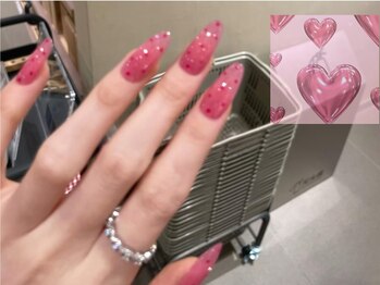 シーシーネイル 新宿店(CeCe Nail)の写真/シンプル/ニュアンス～やり放題まで★カラーパーツ600種以上◎可愛いをぎゅっと詰め込んだ理想のネイルを♪