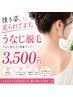 【後ろ姿、見られてます。】うなじ脱毛 3,500円