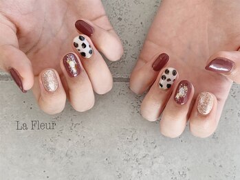 ラ フルール(La Fleur)/ダルメシアン ボルドー 秋