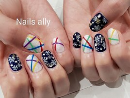 嵐イメージネイル×雪の結晶