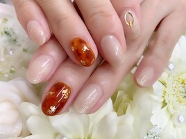べっ甲ネイル★定額デザイン