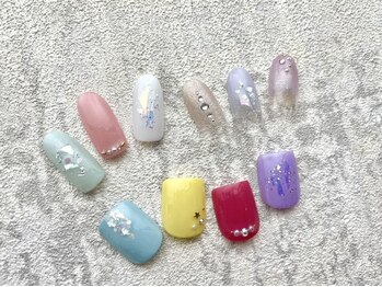 メルジュネイル用賀(Melju Nail)の写真/[Basicクーポン¥6980～]シンプルだからこそ際立つ仕上がりの美しさ◆肌なじみの良いピンクベージュ系も◎