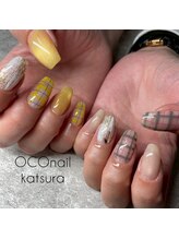 オコネイル ネイルサロンアンドスクール(OCO nail)/チェックネイル