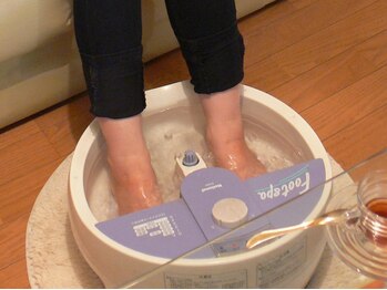 ブレス/フットバスor岩塩入りフットバス