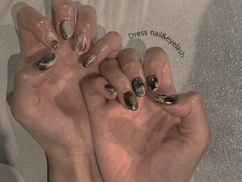 ドレス(Dress nail＆eyelash Lolonois)/ニュアンスデザインネイル