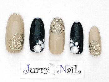 ジュリーネイル 所沢店/メタリックローズネイル