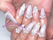 アン ジョーヌドラゴ/【ロングネイル】お花ネイル