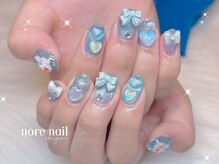 ノレネイル(nore nail)/水色ネイル