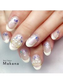 キラキラ＊フレンチネイル