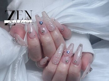 ゼン ネイル デザイン 池袋(ZEN NAIL DESIGN)/題長さだしやり放題×つけ放