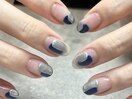 夏におすすめぬりかけネイル