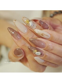 トゥデイム(TODAY'm)/ミラーデザインネイル