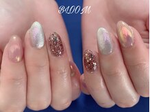 ネイルサロン ブルーム(BLOOM)/ピンクメタリックネイル708