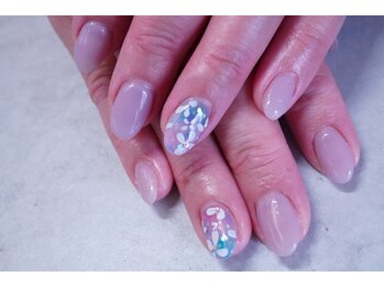 プチリリィ(Petit Lily)/人気の紫陽花ネイル