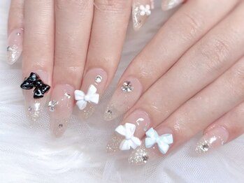 ノワ 横浜(Noix)の写真/豊富なパーツ&カラー有◎トレンドに合わせた多数のデザインや持ち込みネイルが大人気！パラジェル変更もOK