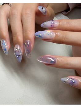 カズネイル(Kazu nail)/パープルネイル