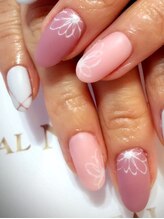 クリスタルネイル ボンベルタ橘店(CRYSTAL NAIL)/フラワーネイル