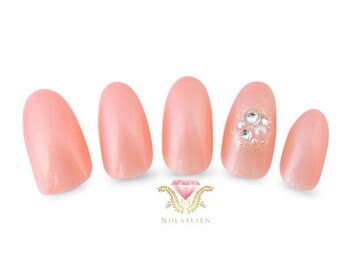 ノーラスリエン 銀座(NOLASLIEN)/桜ネイル 春 ママネイル