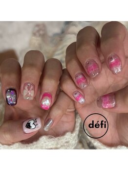 デフィ(defi)/ピンクネイル/¥9500