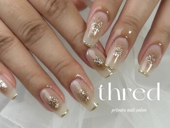 スレッドネイル(THRED nail)/ブラウンチークネイル