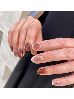 マグネットネイルデザイン