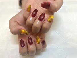 紅葉ネイル