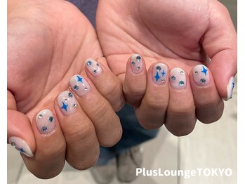 プルースラウンジ トウキョウ(Plus Lounge TOKYO)/キラキラネイル♪[原宿]
