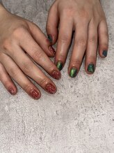 コルセ(corse)/グリーン×レッド