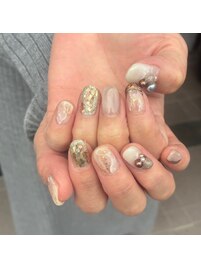 ☆ホワイトニュアンスネイル☆