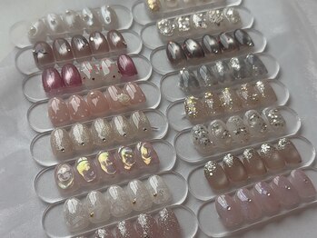 シル ネイル 江坂(Cil nail)の写真/NEW OPEN記念【オフ込み/フルアート定額¥3980(モニター価格)】【オフ込み/春夏60色ワンカラー3,980円】