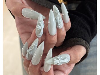 スー 新町店(Su___)の写真/折れた爪の補修も安心！ロングネイルで理想の指先に。フィルイン対応で爪に優しい施術を叶えます☆