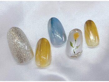 ルクール(Le Coeur)/秋のワンポイントフラワーアート