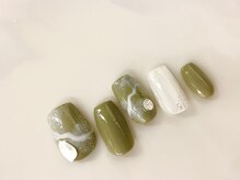 ソウ 難波店 nail salon Sou/ピスタチオカラーnail