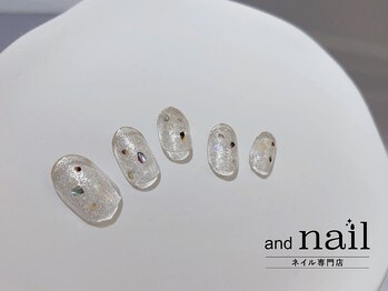アンドラッシュ アンドネイル 本郷三丁目駅前店(and lash/and nail)/定額華やか