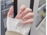 【HAND/★初回、自店付替オフ無料★ 】グラデーション+ミラーフレンチ7000円