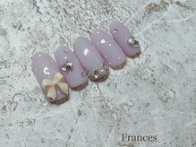 フランセス(Frances)/ドット柄×リボンパーツ