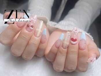 ゼン ネイル デザイン 池袋(ZEN NAIL DESIGN)/題長さだしやり放題×つけ放