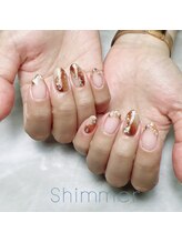 シマー(Shimmer)/べっ甲ネイル