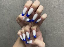 イビズ 新宿店(eviz)/スカルプフレンチネイル