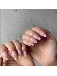 パステルフレンチネイル