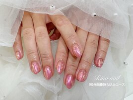 ピンクミラー70817