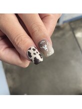 アンジー 辻堂店(Angie)/冬ネイル/アニマル/手書き