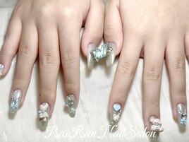 ベア×クリスタルネイル