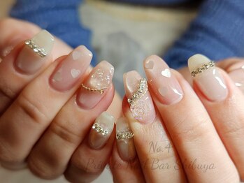 ナンバーヨン シブヤ(No.4 Shibuya)/バラ×はあとネイル