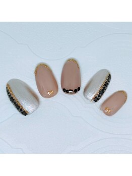 ネイルベース ネイル ケア サロン ミウラ(miura)/２月定額アート★