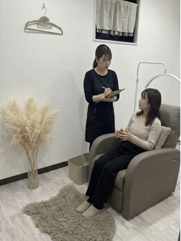 まつげパーマ/マツエク/ネイル/眉毛　Ciel Clair【シエルクレール】の写真/左右差や逆さまつげが気になる方はぜひ当店へご相談ください！悩みに合わせてメニューのご提案も可能です◎