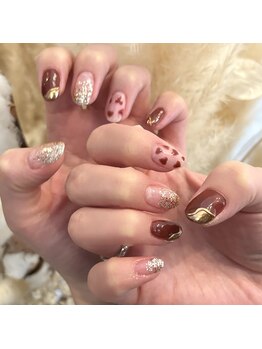 ルナンバー(LUNAMBER)/持ち込みデザインネイル