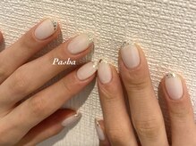 パシャ(Pasha)/ホワイトベース×ガラスフレンチ