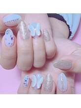 サロン ド ミミ(Salon de 33)/butterfly nail