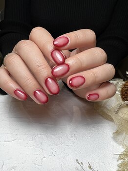 シャルムネイル(charme nail)/囲みグラデーション